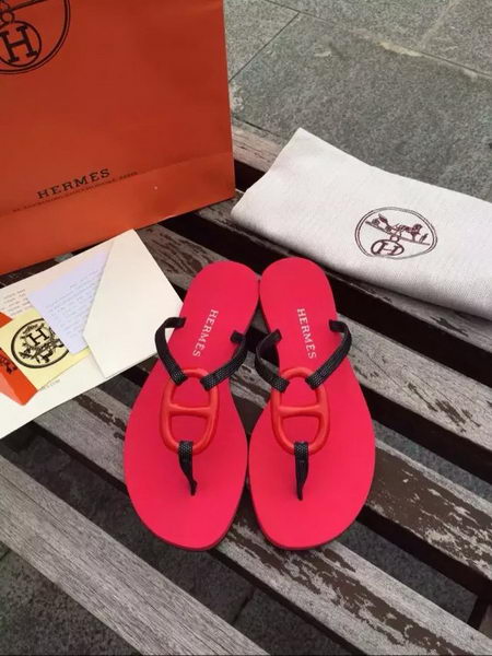 Hermes Slipper Leather HO0535 Rose