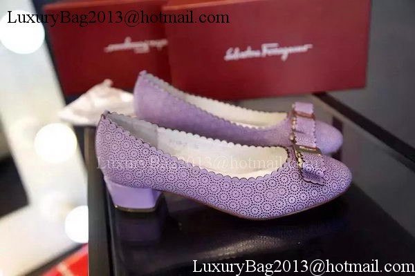 Salvatore Ferragamo 30MM Pump FL0618 Purple