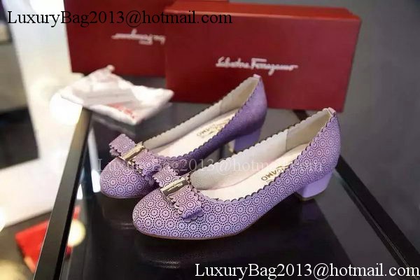 Salvatore Ferragamo 30MM Pump FL0618 Purple