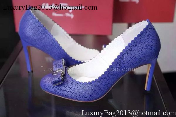 Salvatore Ferragamo 90MM Pump FL0622 Royal