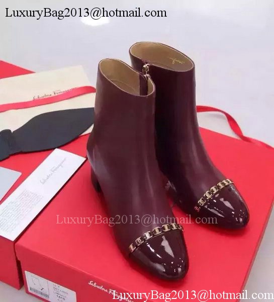 Salvatore Ferragamo Ankle Boot FL0641 Burgundy