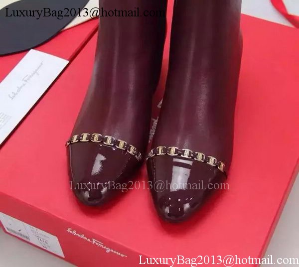 Salvatore Ferragamo Ankle Boot FL0641 Burgundy