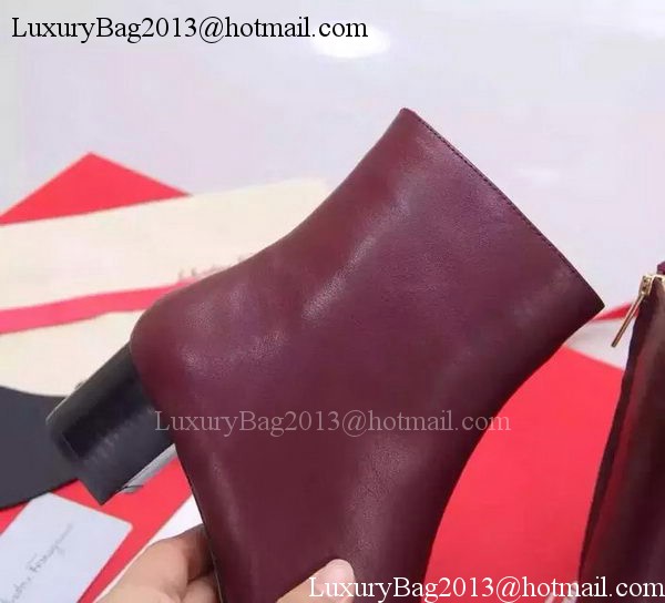 Salvatore Ferragamo Ankle Boot FL0641 Burgundy