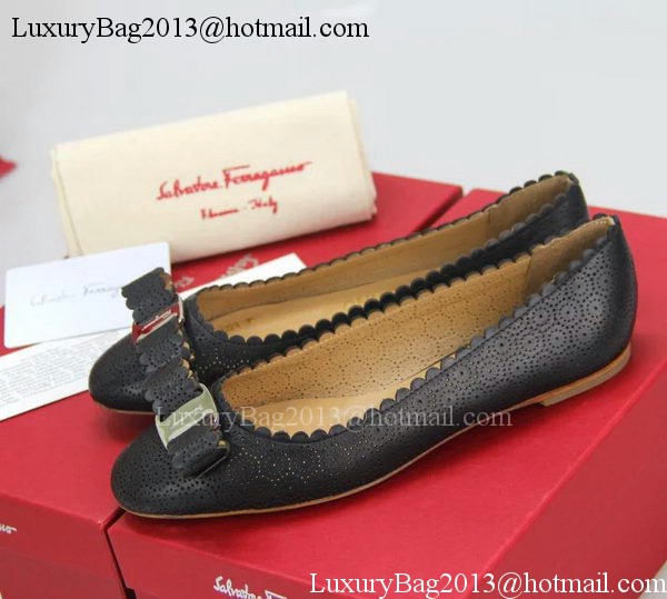 Salvatore Ferragamo Ballerina Flat FL0632 Black