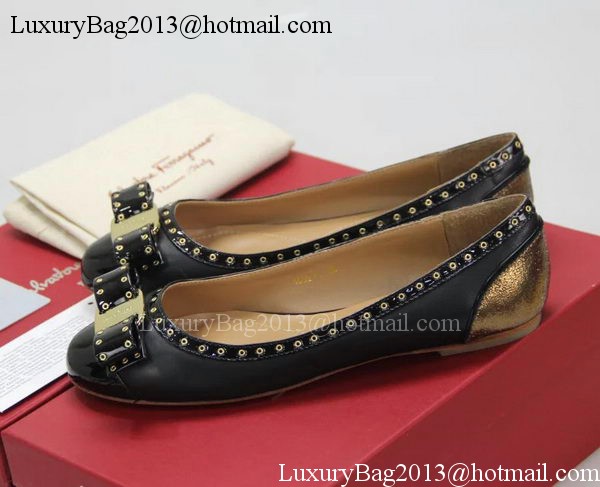 Salvatore Ferragamo Ballerina Flat FL0636 Black