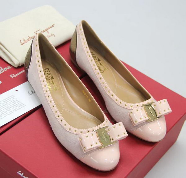 Salvatore Ferragamo Ballerina Flat FL0639 Pink