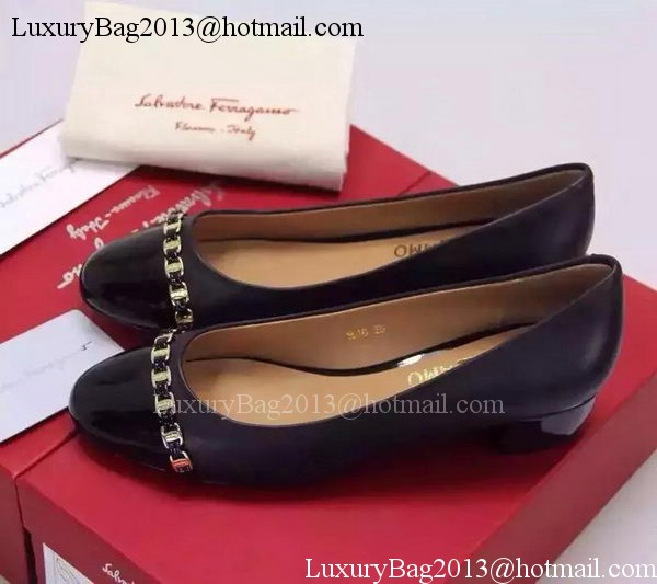 Salvatore Ferragamo Ballerina Flat FL0644 Black