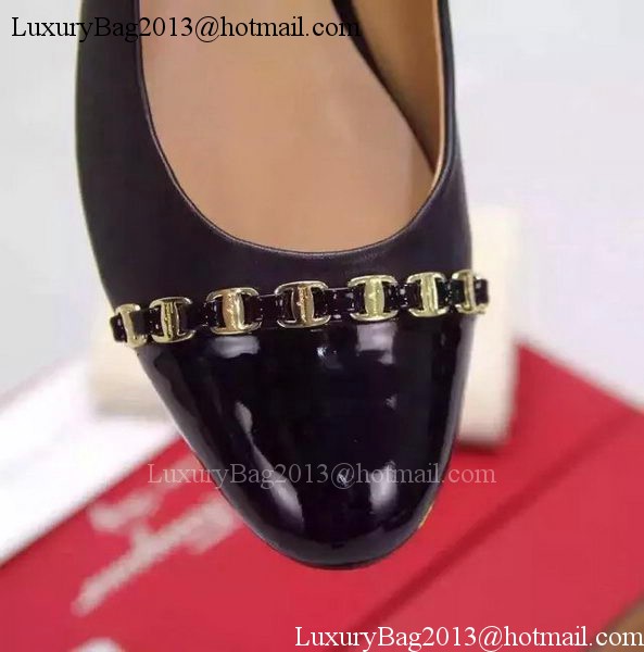 Salvatore Ferragamo Ballerina Flat FL0644 Black