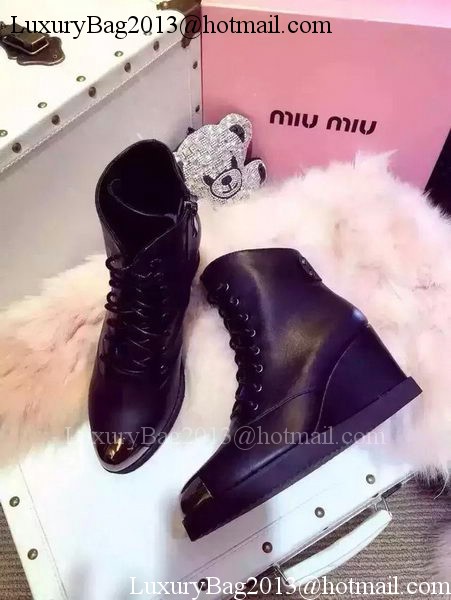 miu miu Ankle Boot MM392 Black