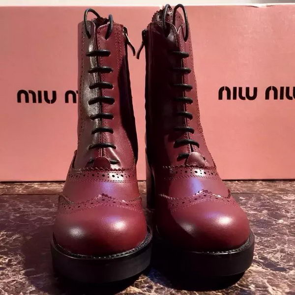 miu miu Ankle Boot MM394 Burgundy