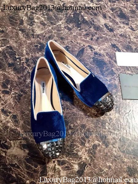 miu miu Ballerina Flat MM376 Royal