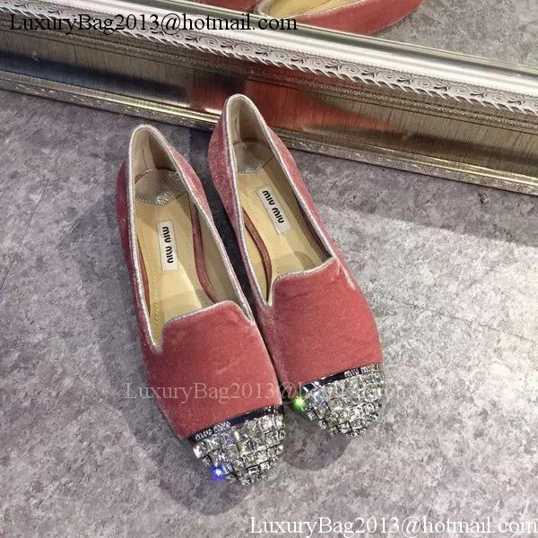 miu miu Ballerina Flat MM379 Pink