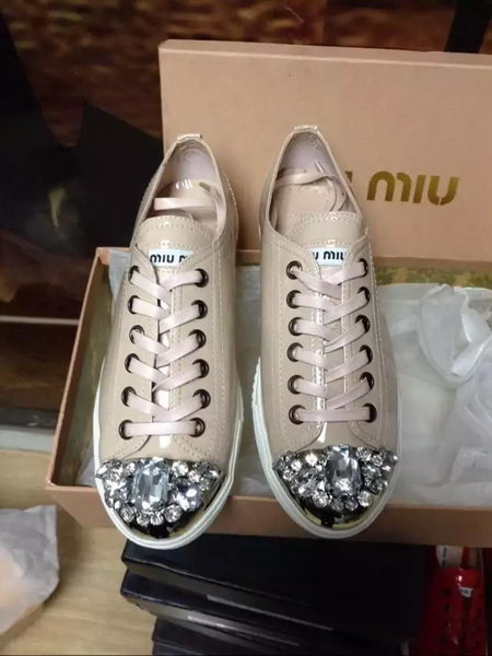 miu miu Casual Shoes MM361 Apricot