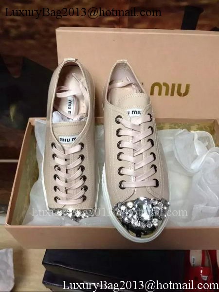 miu miu Casual Shoes MM361 Apricot