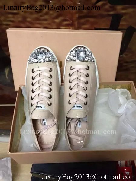 miu miu Casual Shoes MM361 Apricot