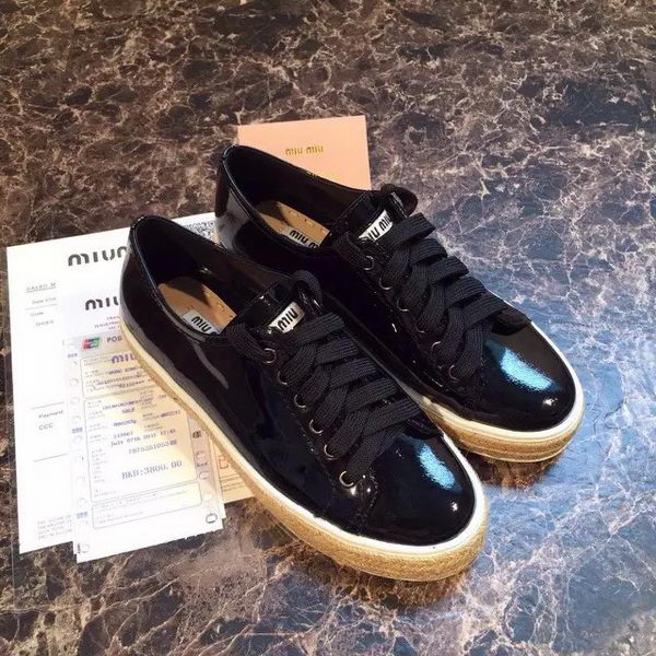 miu miu Casual Shoes MM382 Black