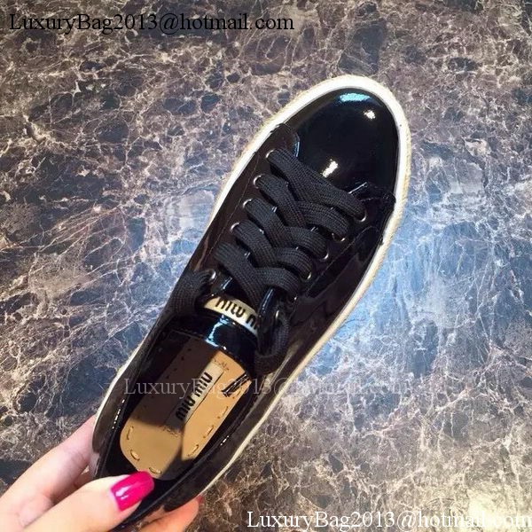 miu miu Casual Shoes MM382 Black