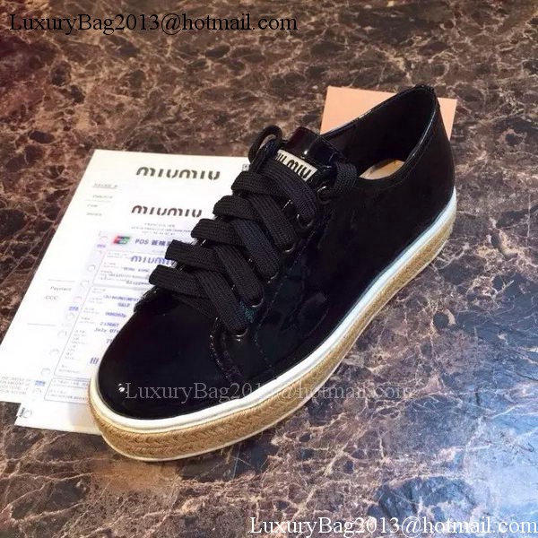 miu miu Casual Shoes MM382 Black