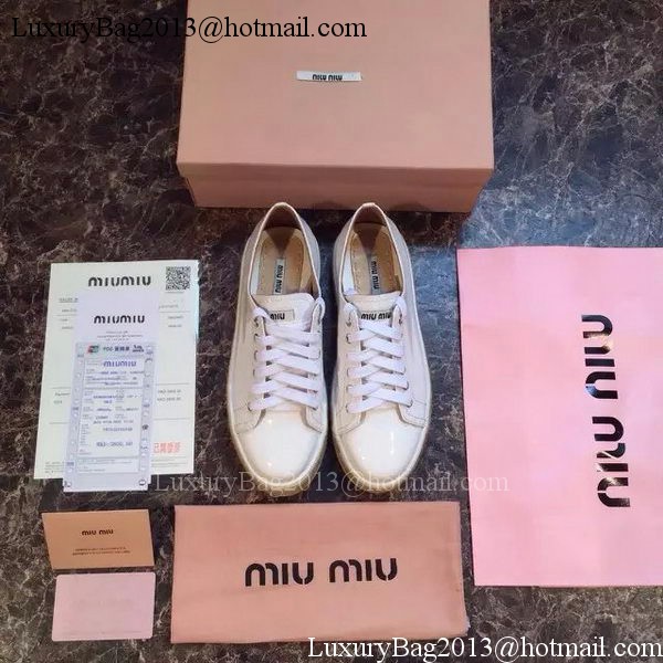 miu miu Casual Shoes MM383 White