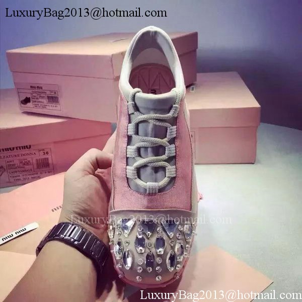 miu miu Casual Shoes MM386 Pink