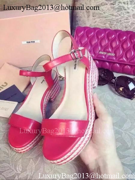 miu miu Sandal MM370 Red