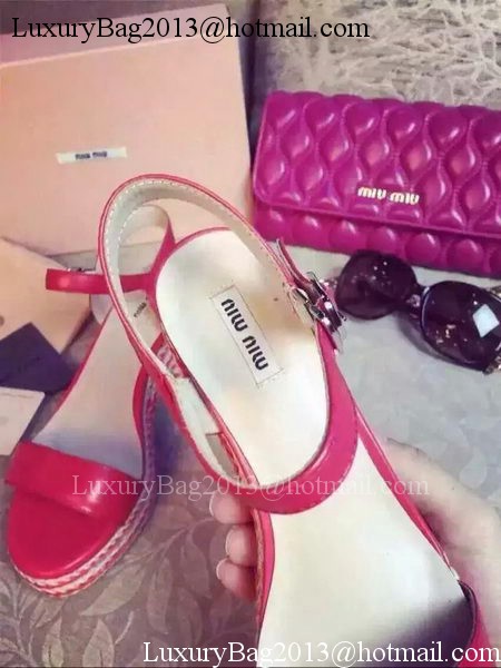 miu miu Sandal MM370 Red