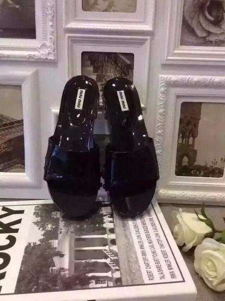 miu miu Slippers MM373 Black