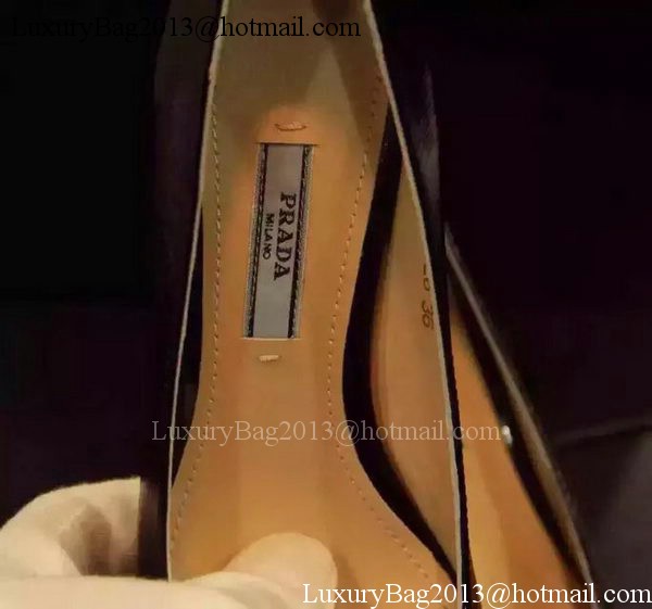 Prada 80mm Leather Pump PD517 Black