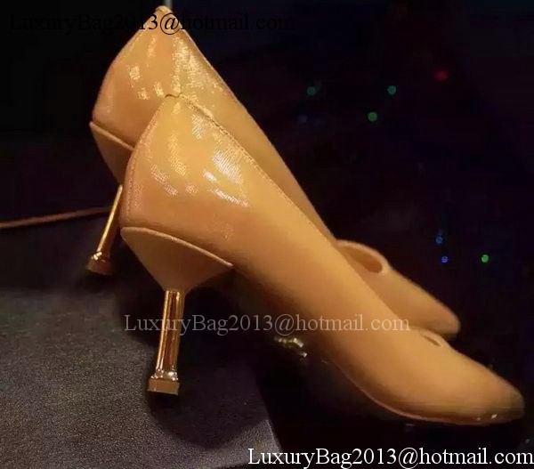 Prada 80mm Leather Pump PD519 Apricot