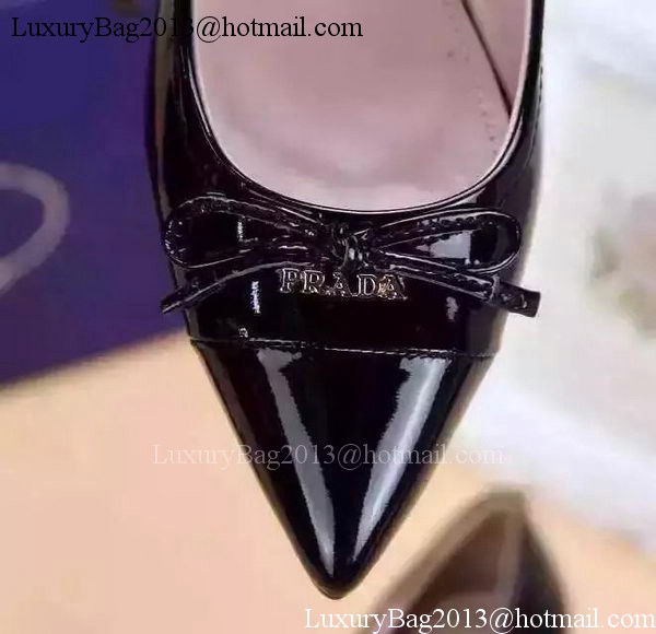 Prada 80mm Leather Pump PD520 Black