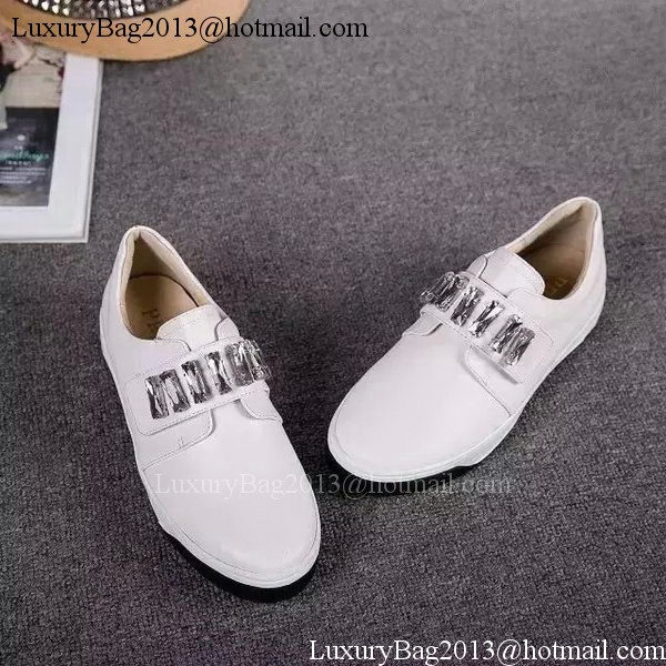 Prada Casual Shoes Leather PD537 White