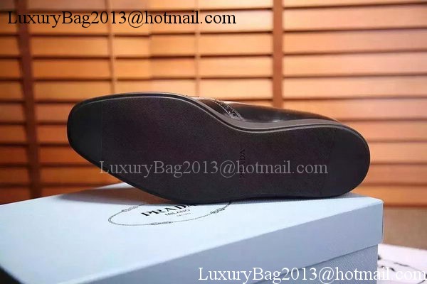 Prada Casual Shoes Leather PD541 Black