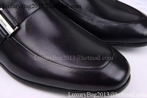 Prada Casual Shoes Leather PD542 Black