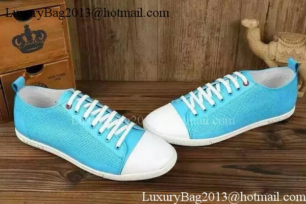 Prada Casual Shoes PD496 Light Blue