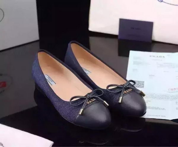 Prada Leather Flat PD516 Black