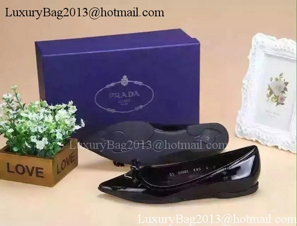 Prada Leather Flat PD523 Black