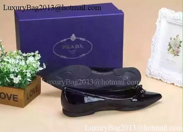 Prada Leather Flat PD523 Black