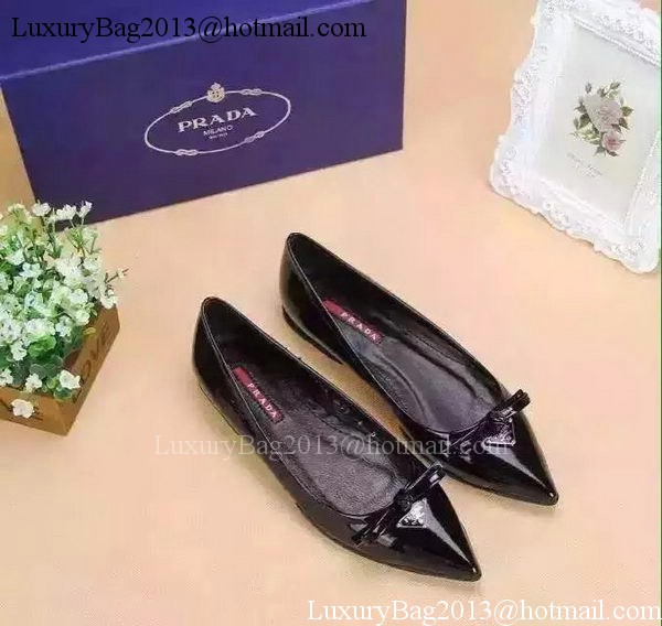 Prada Leather Flat PD523 Black