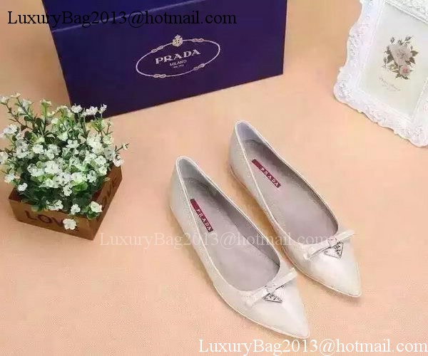 Prada Leather Flat PD525 White