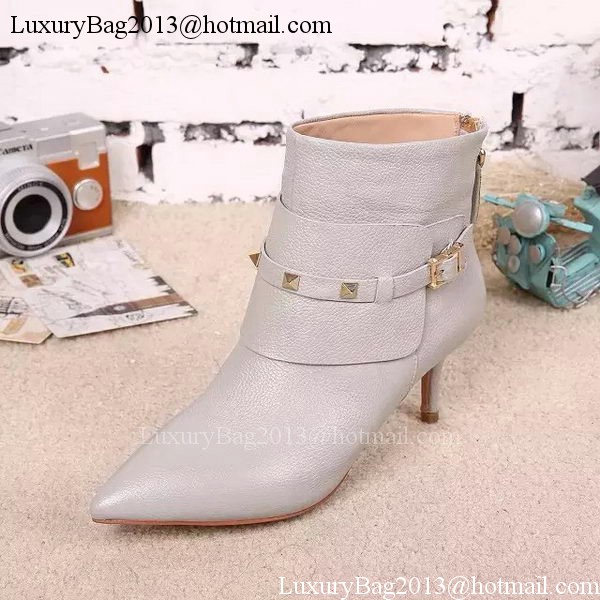 Valentino Ankle Boot Leather VT630 Grey