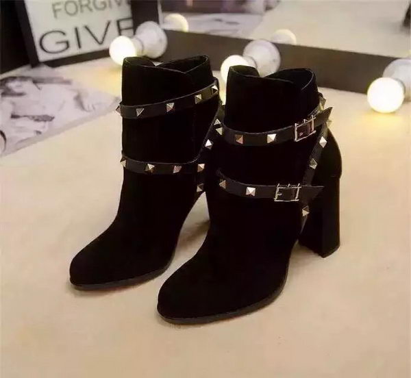 Valentino Ankle Boot Leather VT676 Black