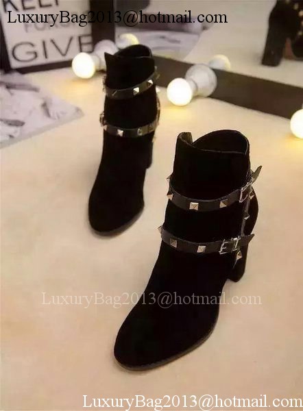 Valentino Ankle Boot Leather VT676 Black