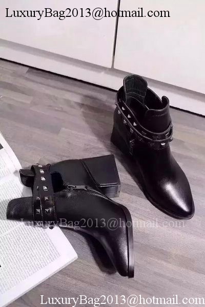 Valentino Ankle Boot Leather VT687 Black