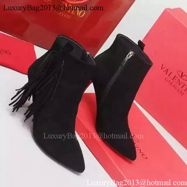 Valentino Ankle Boot Leather VT691 Black