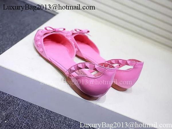 Valentino Leather Flat VT577 Pink