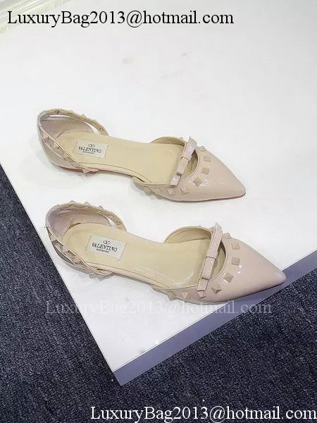 Valentino Leather Flat VT578 Apricot