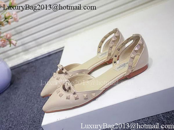 Valentino Leather Flat VT578 Apricot