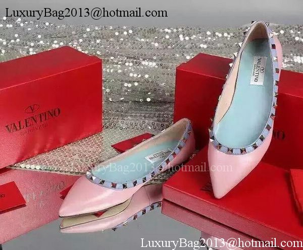 Valentino Leather Flat VT597 Pink