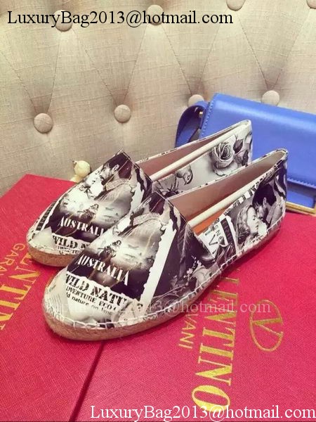 Valentino Leather Flat VT603 Black&White