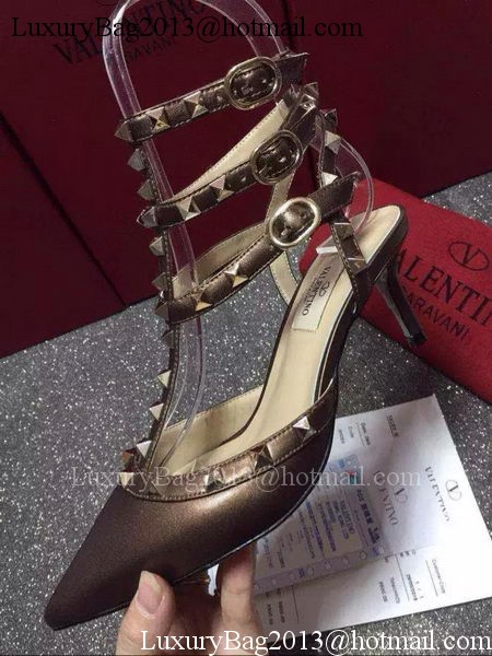 Valentino Leather Pump VT584 Bronze